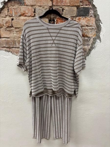 Simply Striped Ribbed Set