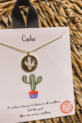 Cactus Necklace